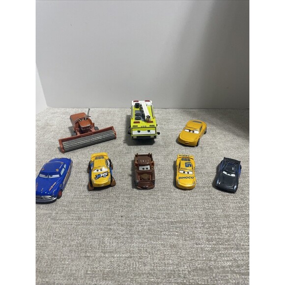 Disney Pixar Cars Lot of 8 Toy Cars Mixed Lot Pre-Owed - Picture 1 of 16